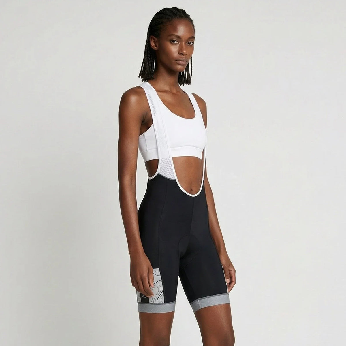Women's Bib Shorts | White Core