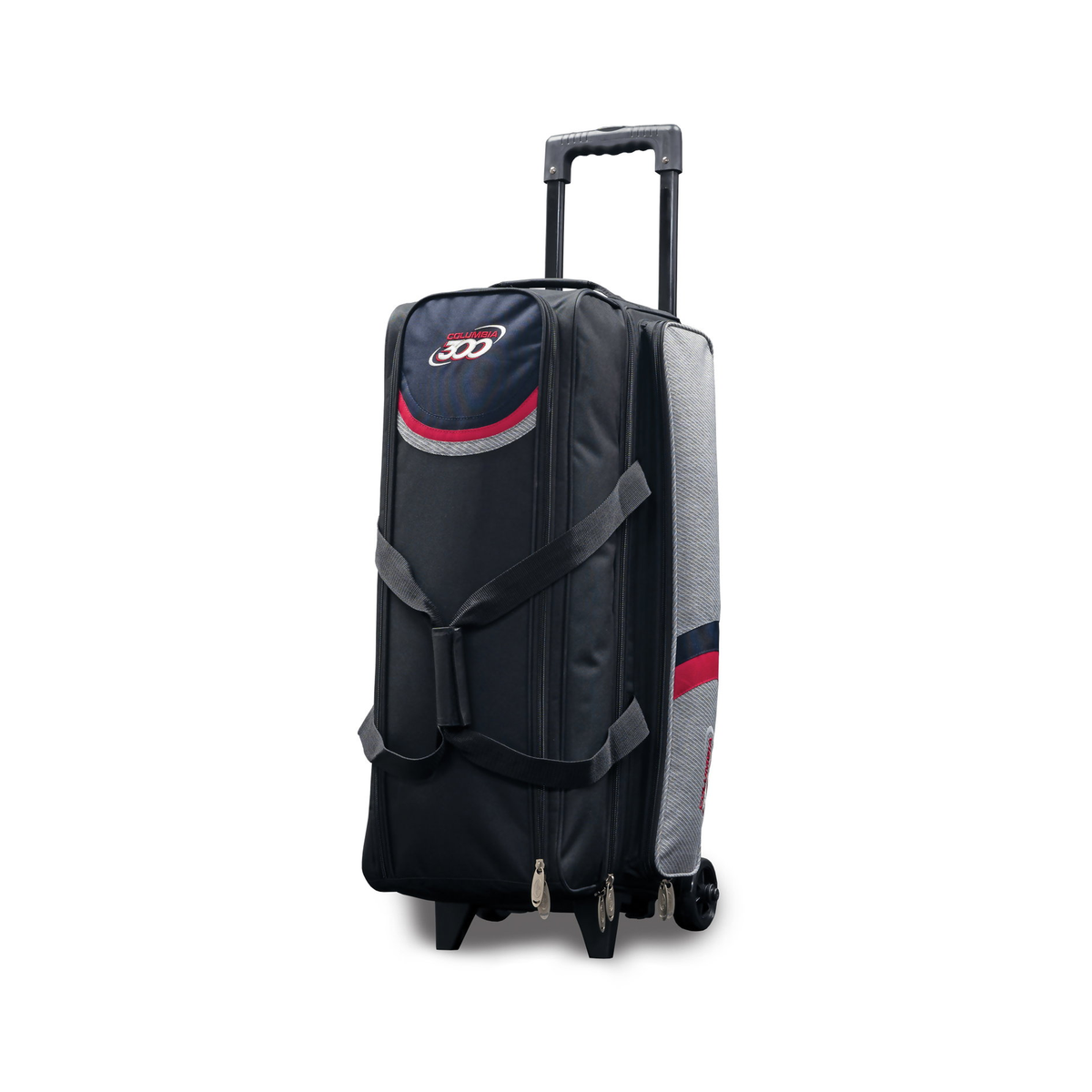 Columbia 300 Boss Triple Roller, Red 3 Ball Bowling Bag in Red