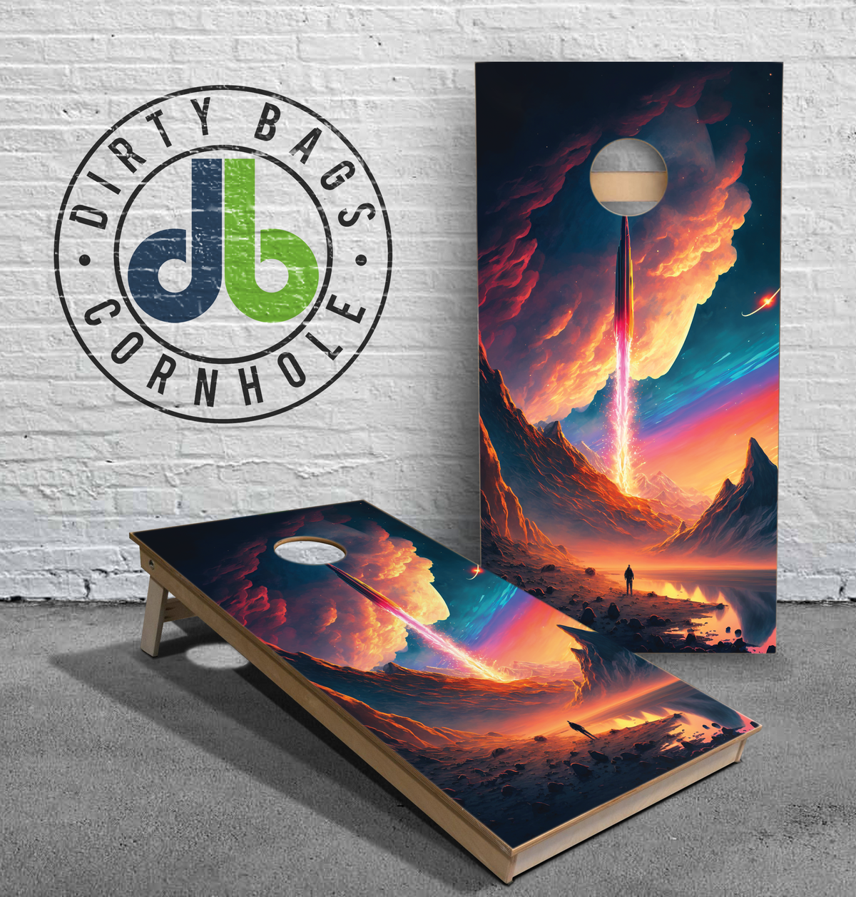 Professional Cornhole Boards - Rocket Launch V1