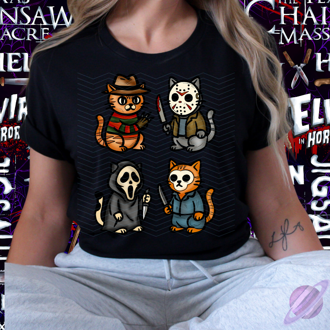 HORROR MEOW TEE