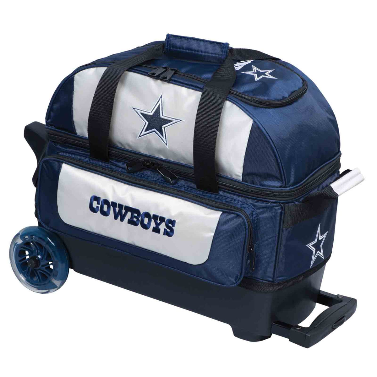 KR NFL 2 Ball Double Roller Dallas Cowboys Bowling Bag