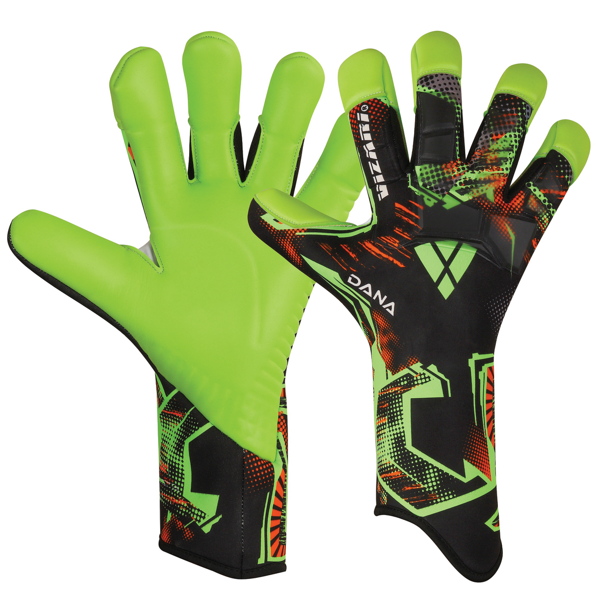 Vizari Dana Pro Goalkeeping Glove – Black/Green