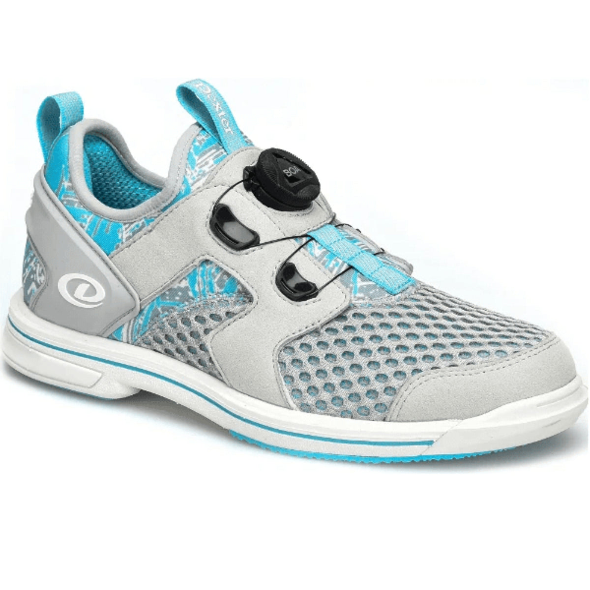 Dexter Women’s DexLite Pro BOA Grey Blue Right Hand Bowling Shoes