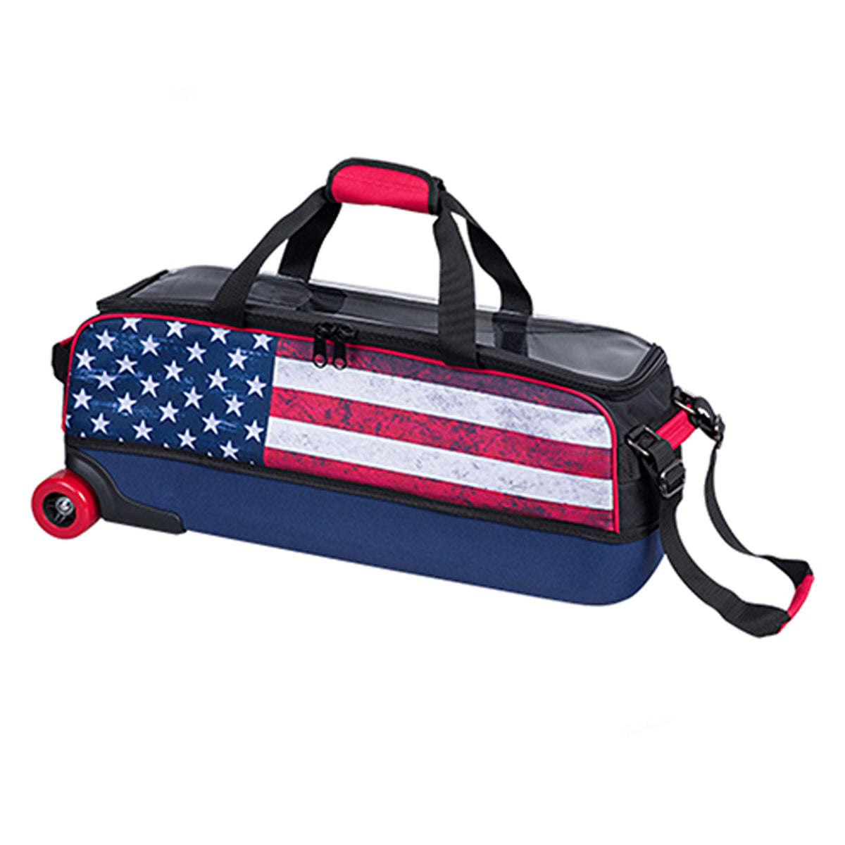 Dye Sub Slim 3 Ball Triple Tote American Flag