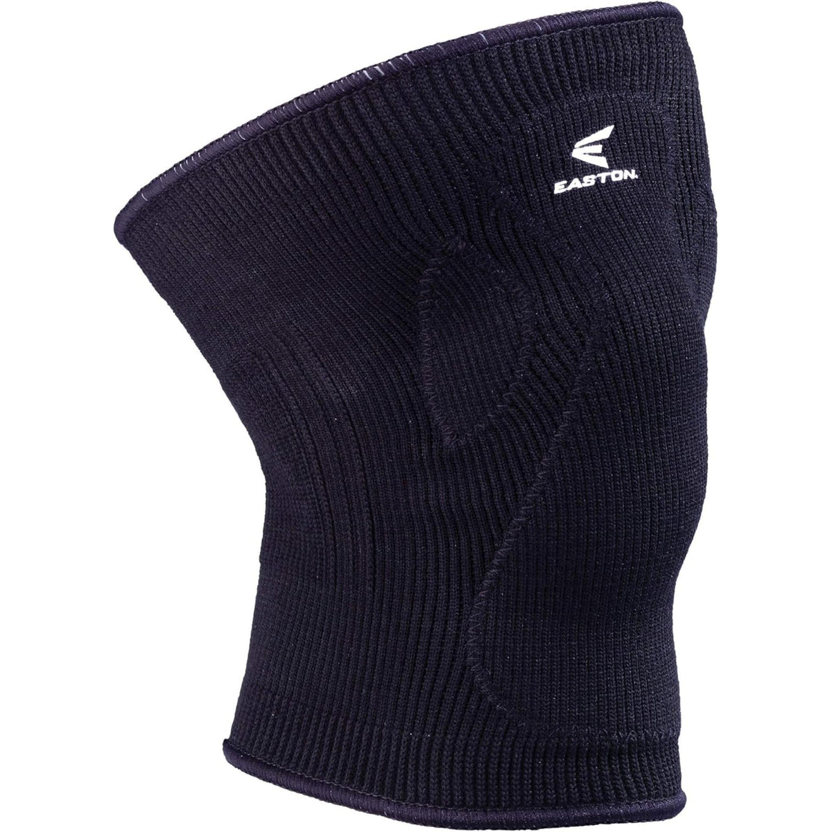 Easton black sliding knee pad with padded support and stretch fabric designed to protect the knee during baseball and softball slides.