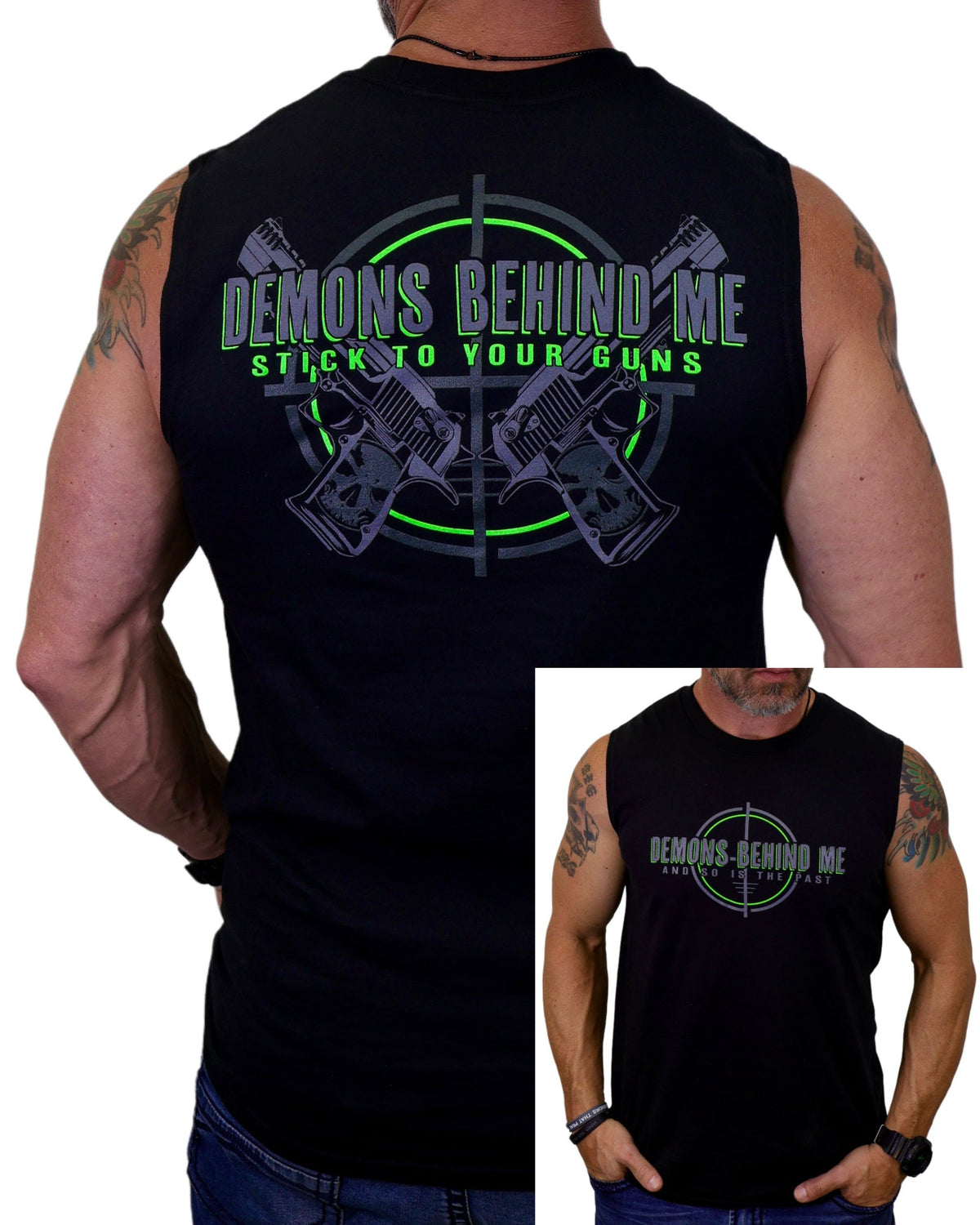 "Hand Cannon" Cut-off Tee
