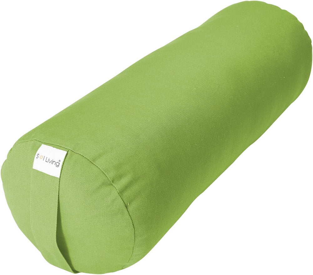 Bolster Pillow for Yoga & Meditation - Cylindrical Cotton, 28" x 10" x 10"