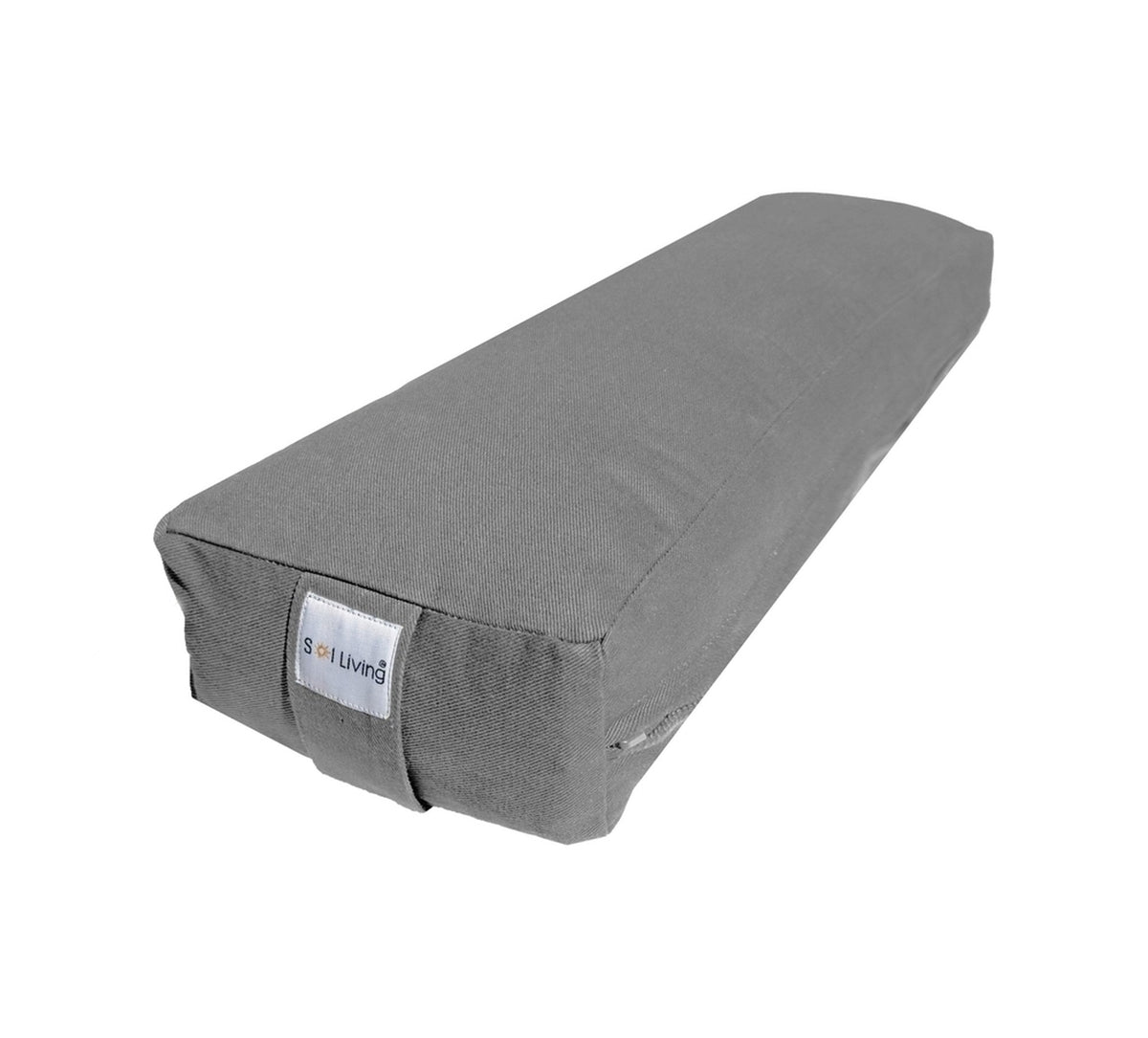 Bolster Pillow for Yoga & Meditation - Pranayama Rectangular Cotton Bolster, 26" x 8" x 5"