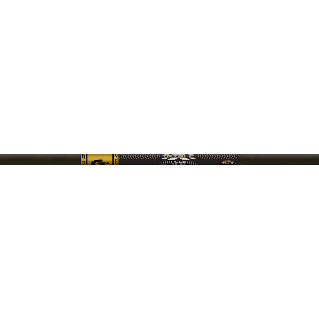 Gold Tip Triple X Plus Shafts - Front View