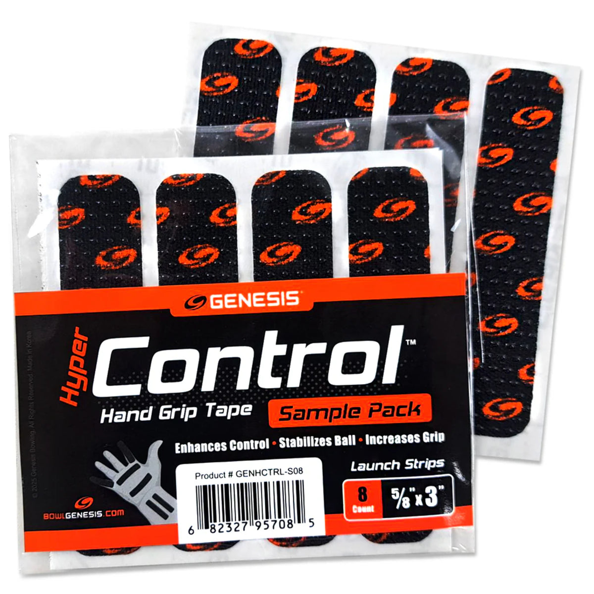 Genesis Hyper Control Hand Grip Tape - 6 Count Sample Pack - multi-color - Genesis