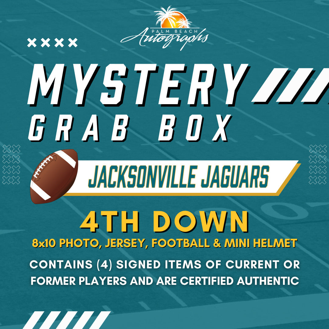 Mystery Grab Box - Jacksonville Jaguars NFL Autographed 4th Down Box