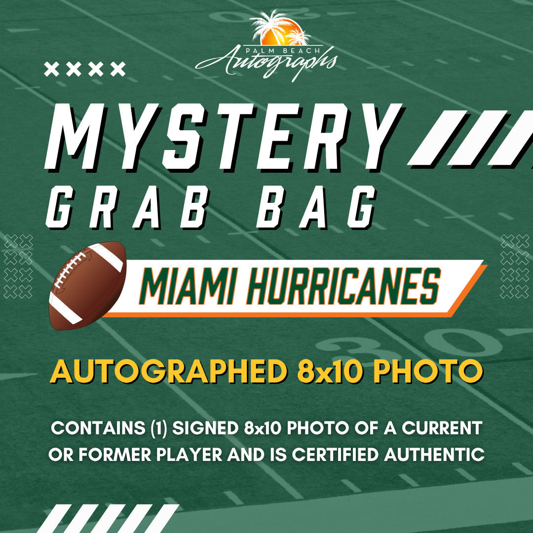Mystery Grab Bag - Miami Hurricanes NCAA 8x10 Autographed Photo