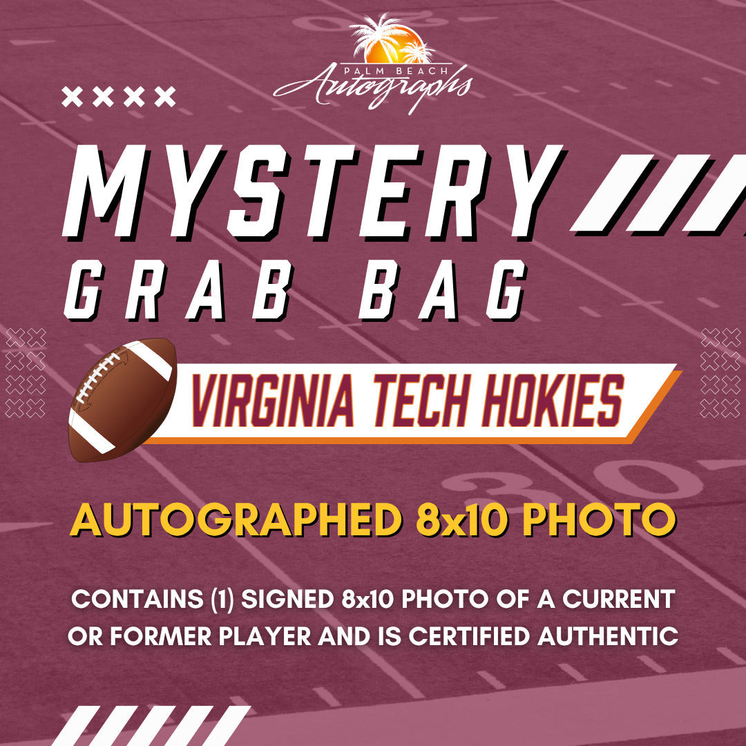 Mystery Grab Bag - Virginia Tech Hokies NCAA 8x10 Autographed Photo