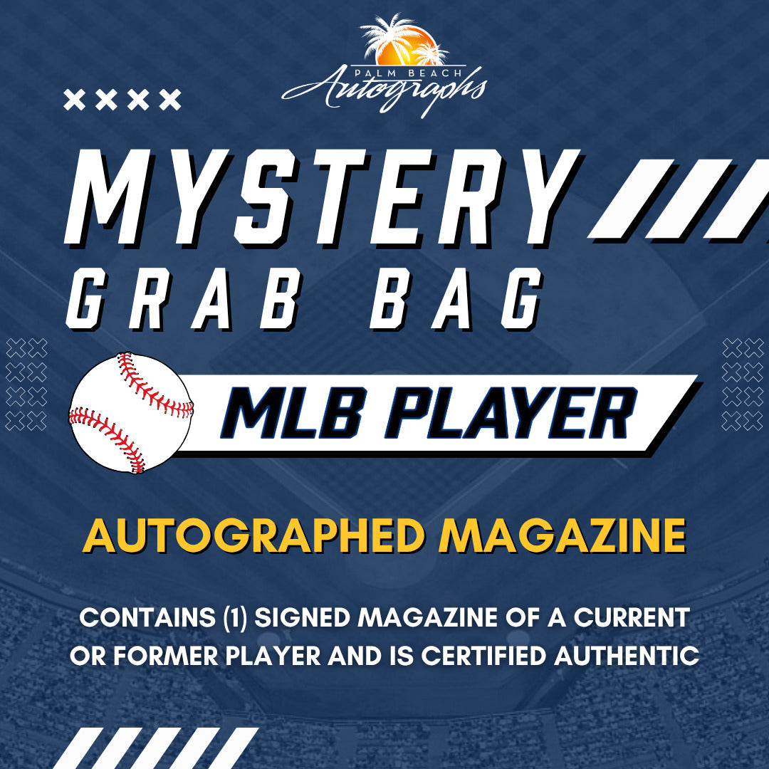 Mystery Grab Box - MLB Autographed Magazine or Program