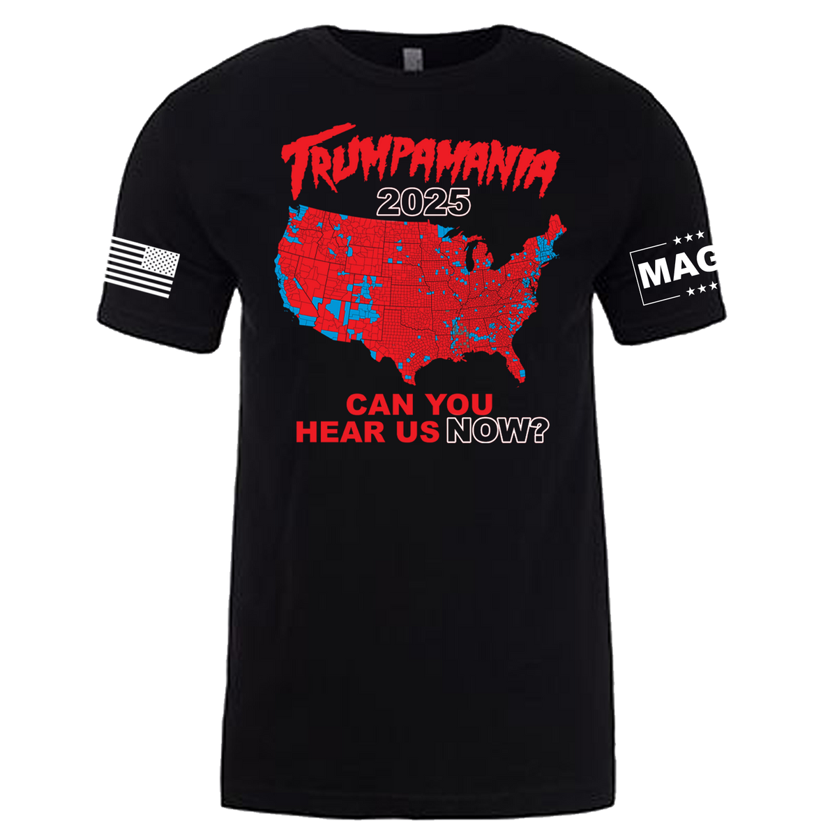 Hulk Hogan Trumpamania "Can You Hear Us Now?" Adult T-Shirt