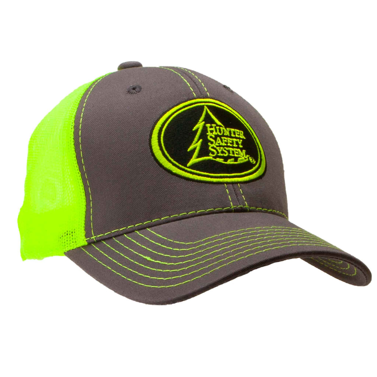 HSS CHARCOAL/NEON YELLOW HAT