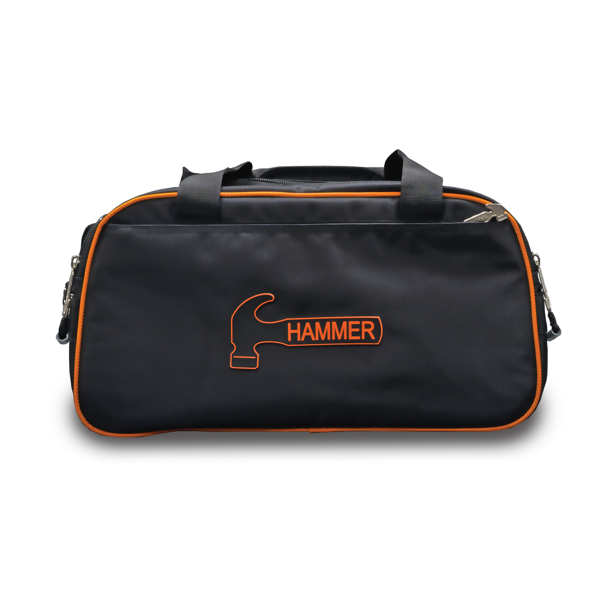 Hammer Premium Double Tote, 2 Ball Bowling Bag in Black/Orange