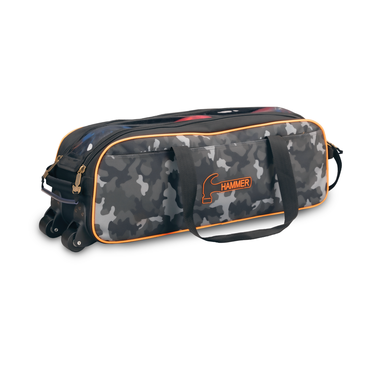 Hammer Premium Triple Tote, Camo 3 Ball Bowling Bag in Camo