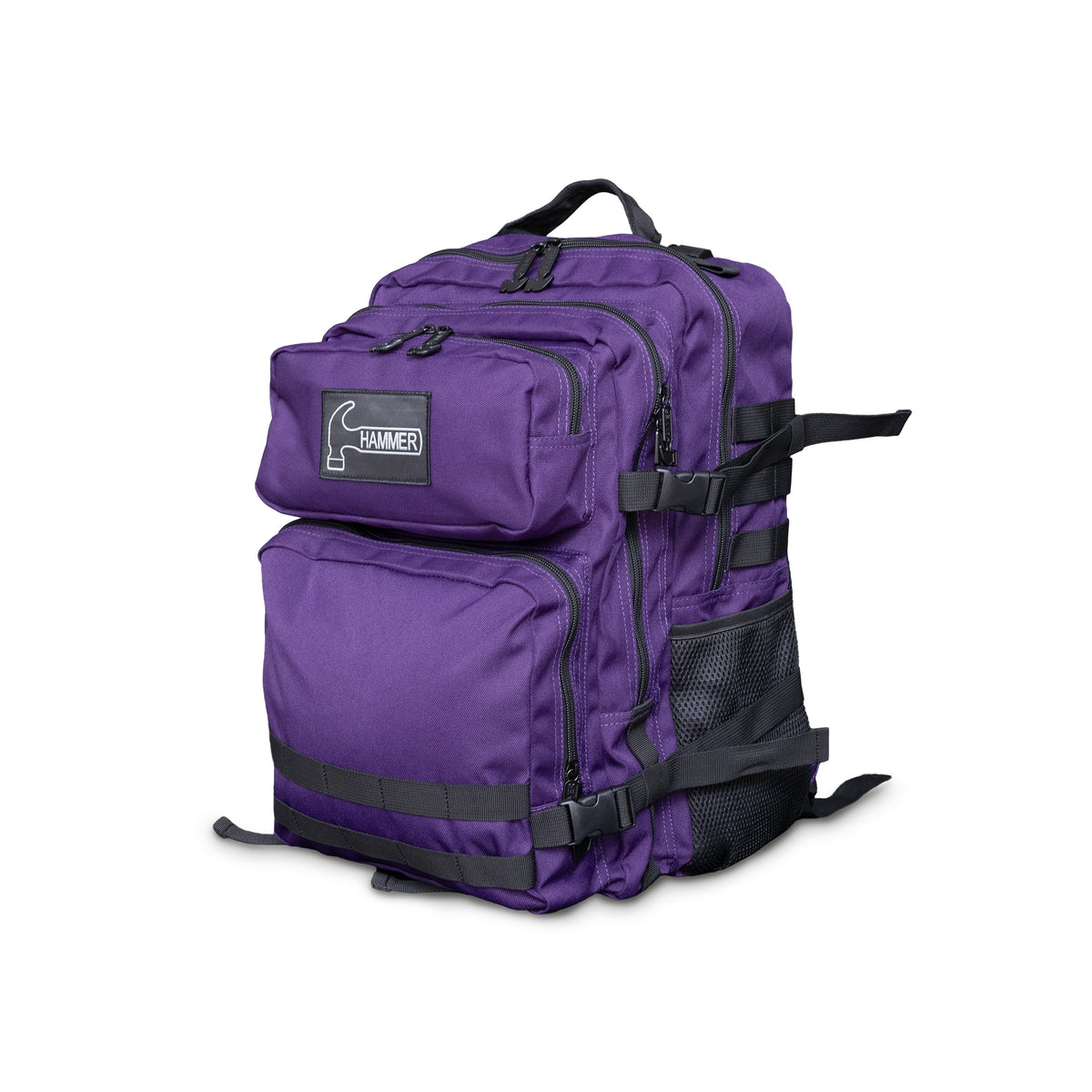 Hammer Tactical Bowling Backpack - Purple - Hammer Tactical Backpack Purple 3qtr Left View 1600x1600