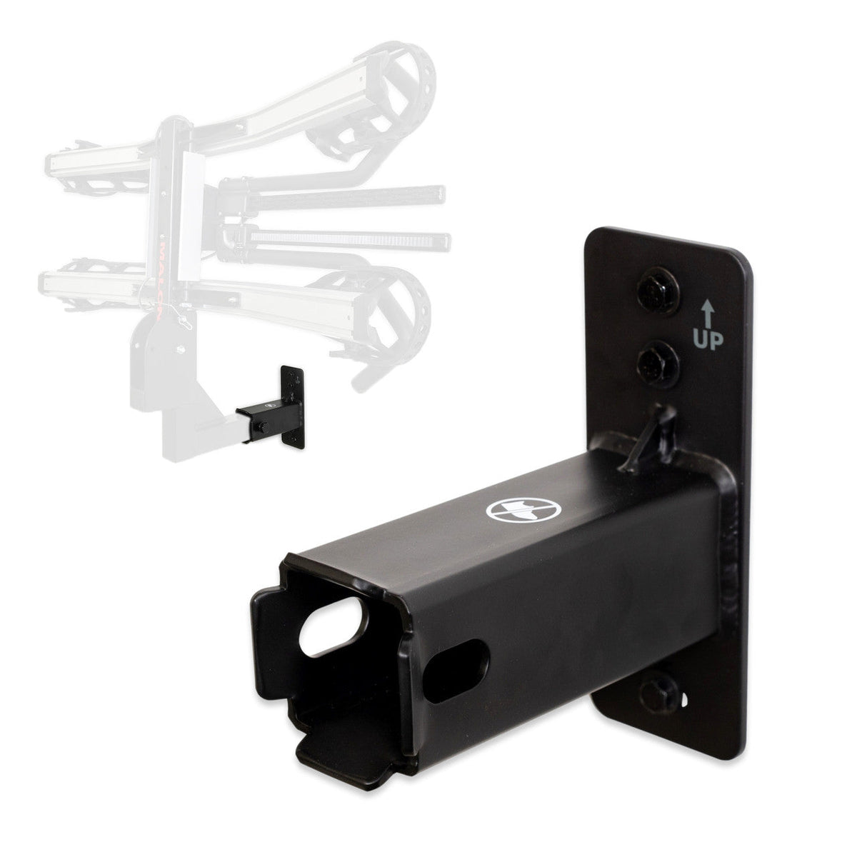 1.25" Hitch Wall Mount | Holds Bike or Cargo Car Rack