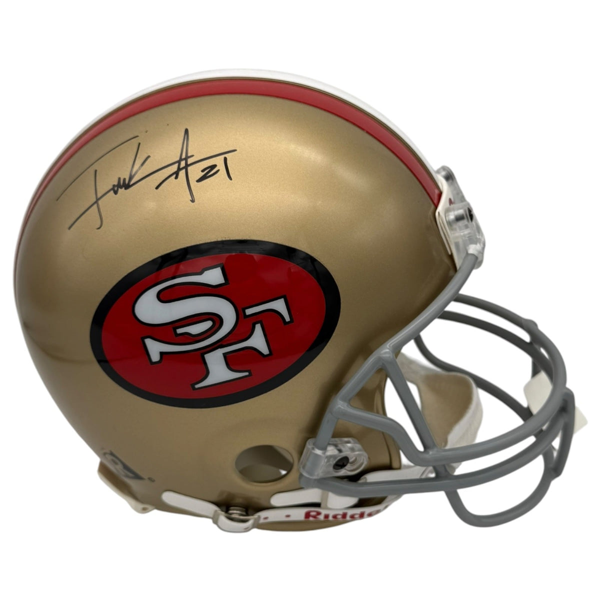 Frank Gore Autographed San Francisco 49ers Mini Helmet - Beckett
