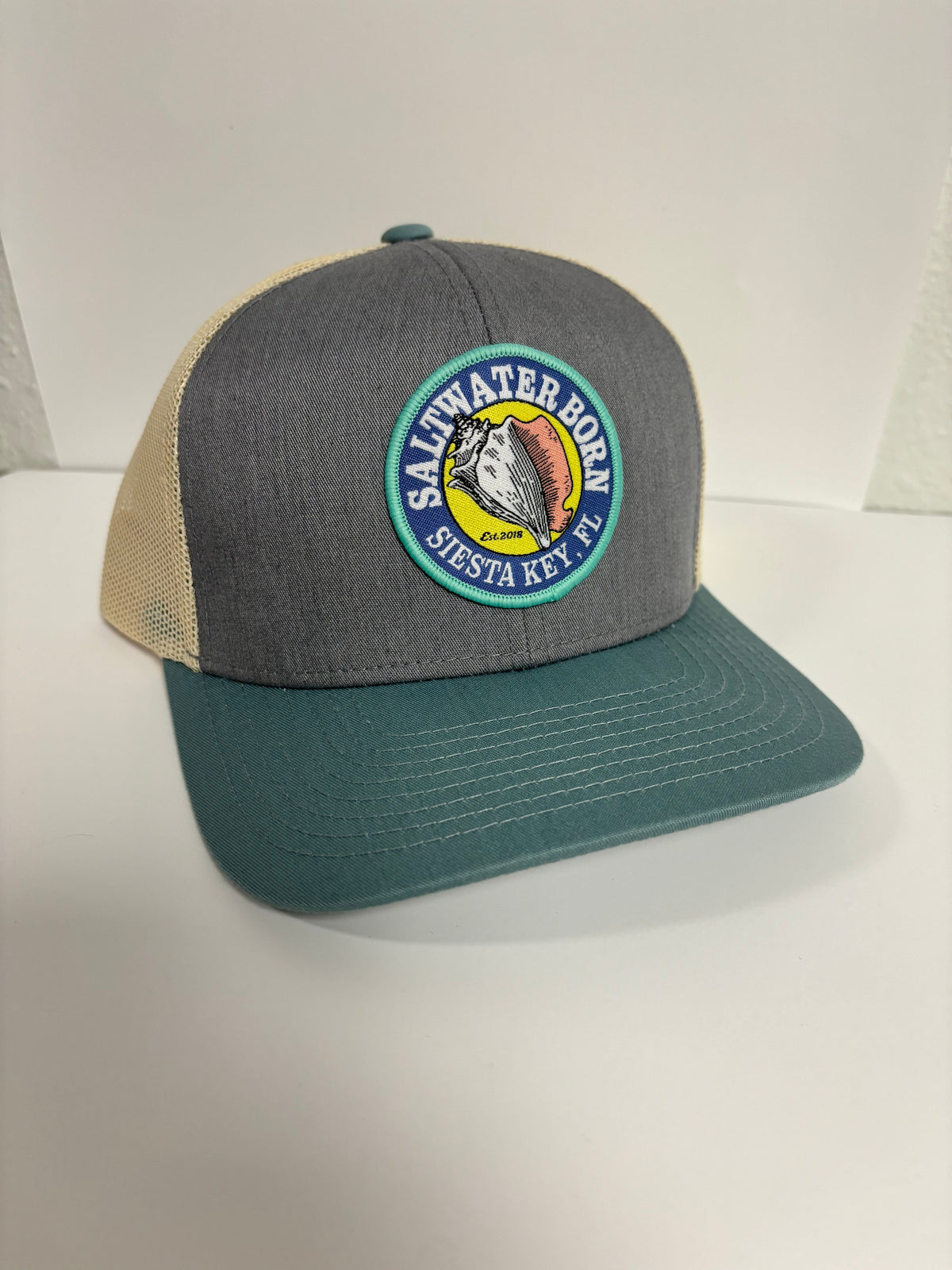 Siesta Key, FL Structured Mesh Trucker Hat