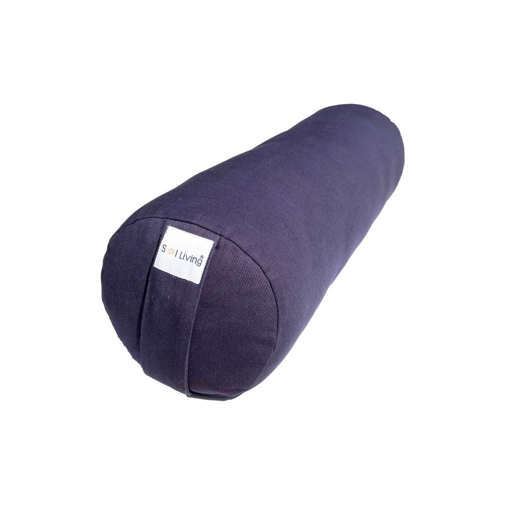 Bolster Pillow for Yoga & Meditation - Pranayama Cylindrical Cotton Bolster (26" x 8" x 8")