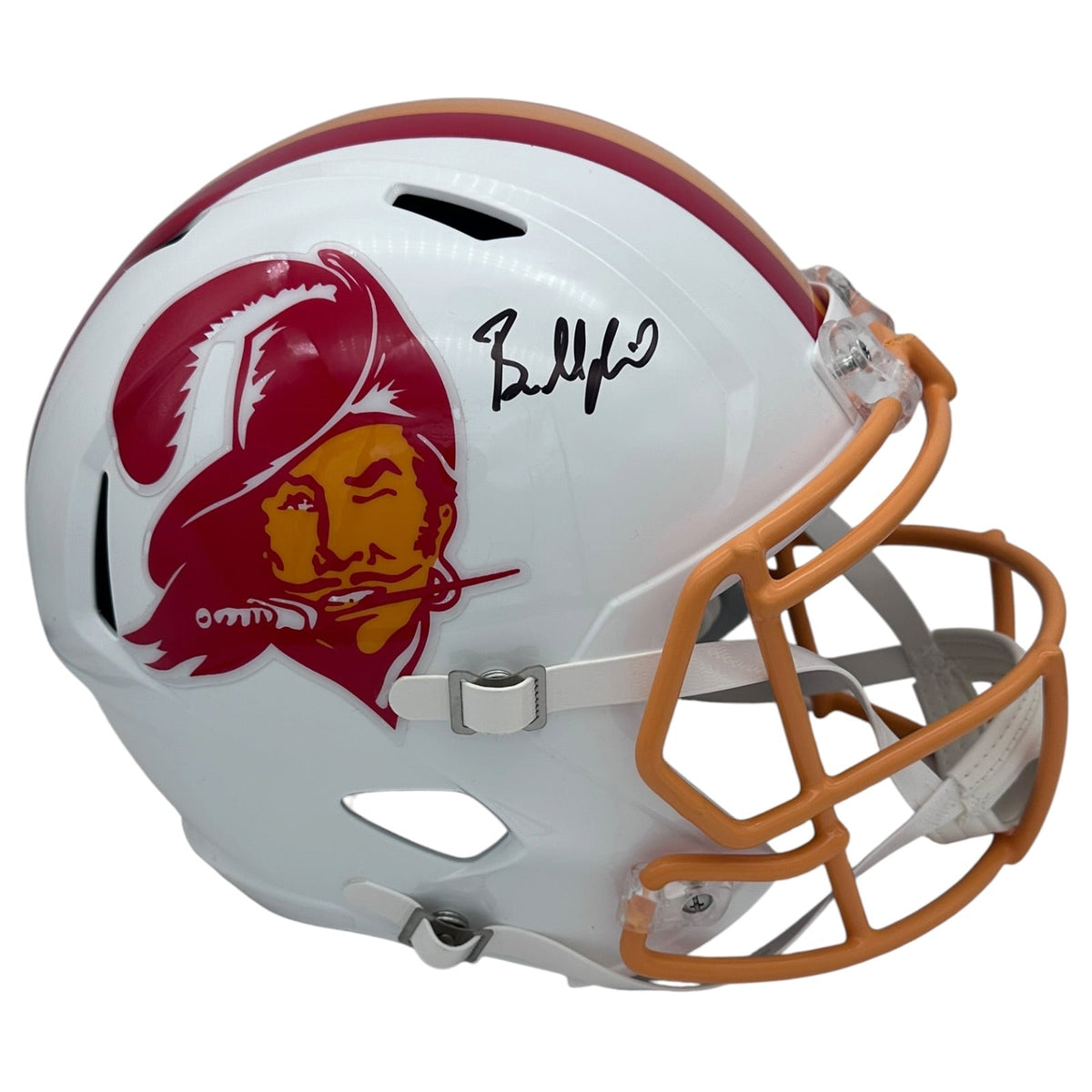 Baker Mayfield Autographed Tampa Bay Buccaneers (Throwback) Deluxe Full-Size Replica Helmet - Beckett