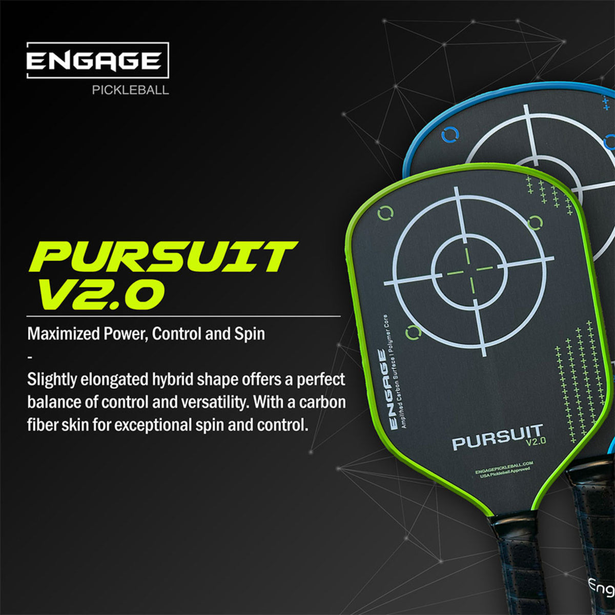 Engage Pursuit V2.0 Pickleball Paddle