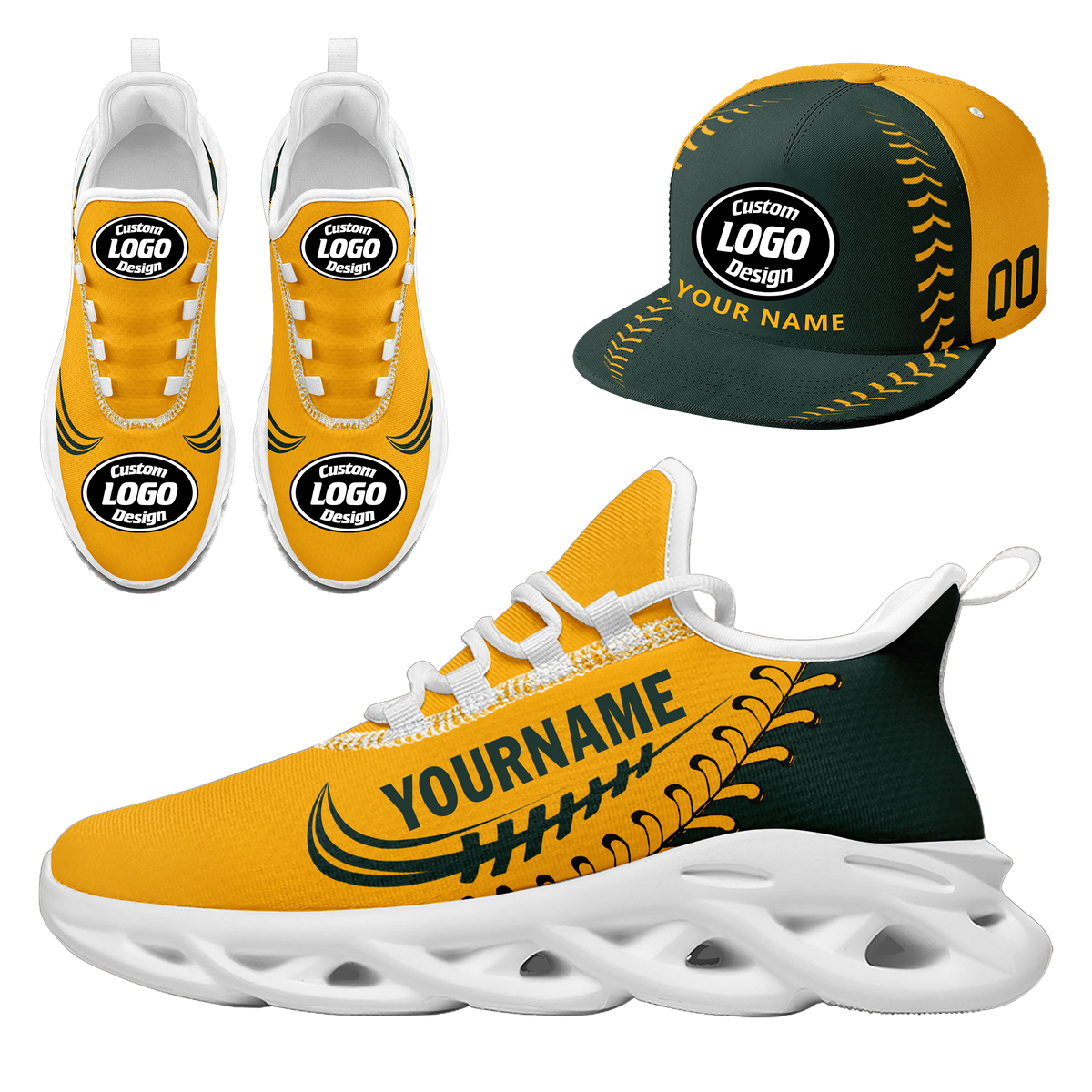 Custom MaxSoul Shoes and Hat Combo Personalized JH-bd0b00ea-c