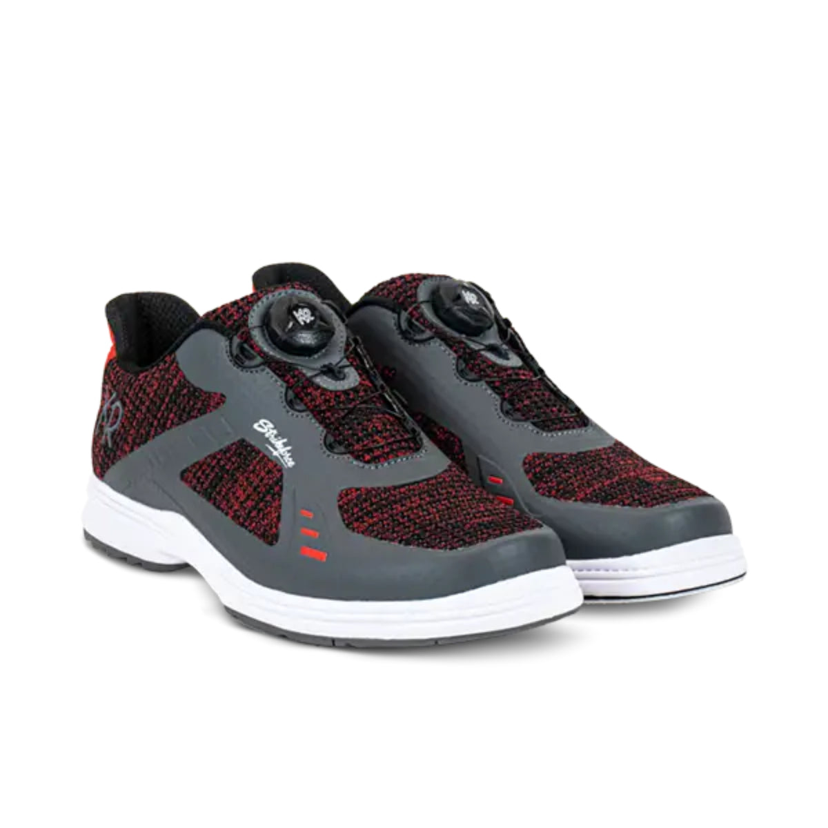 KR Strikeforce Jet FT Black Red Grey Right Hand Men’s Bowling Shoes