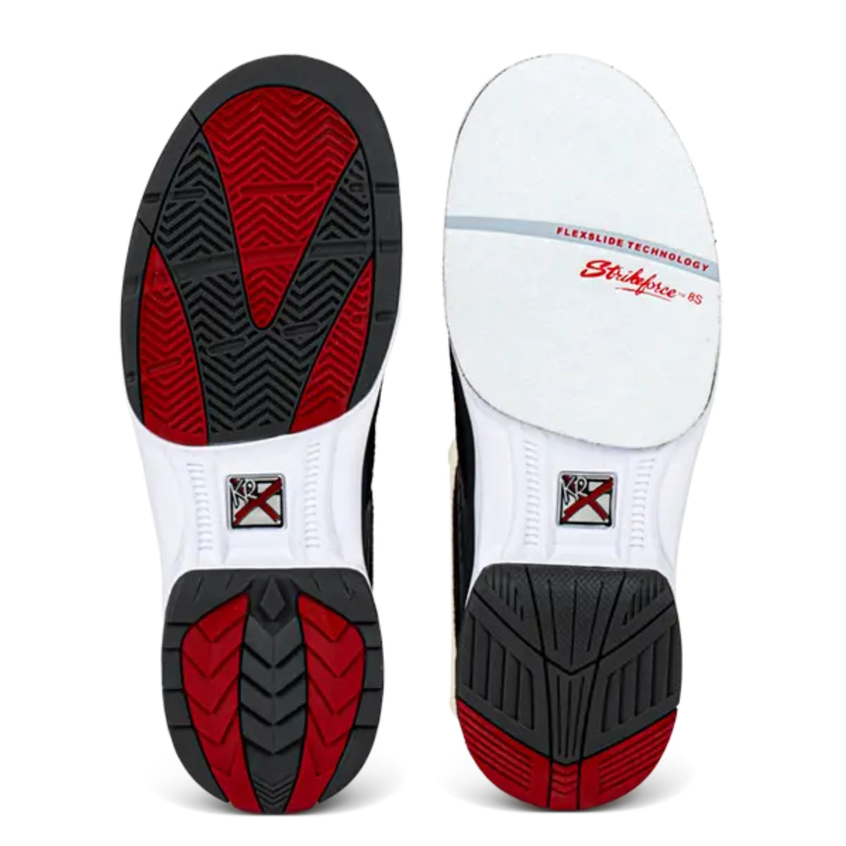 KR Strikeforce Jet FT Black Red Grey Right Hand Men’s Bowling Shoes