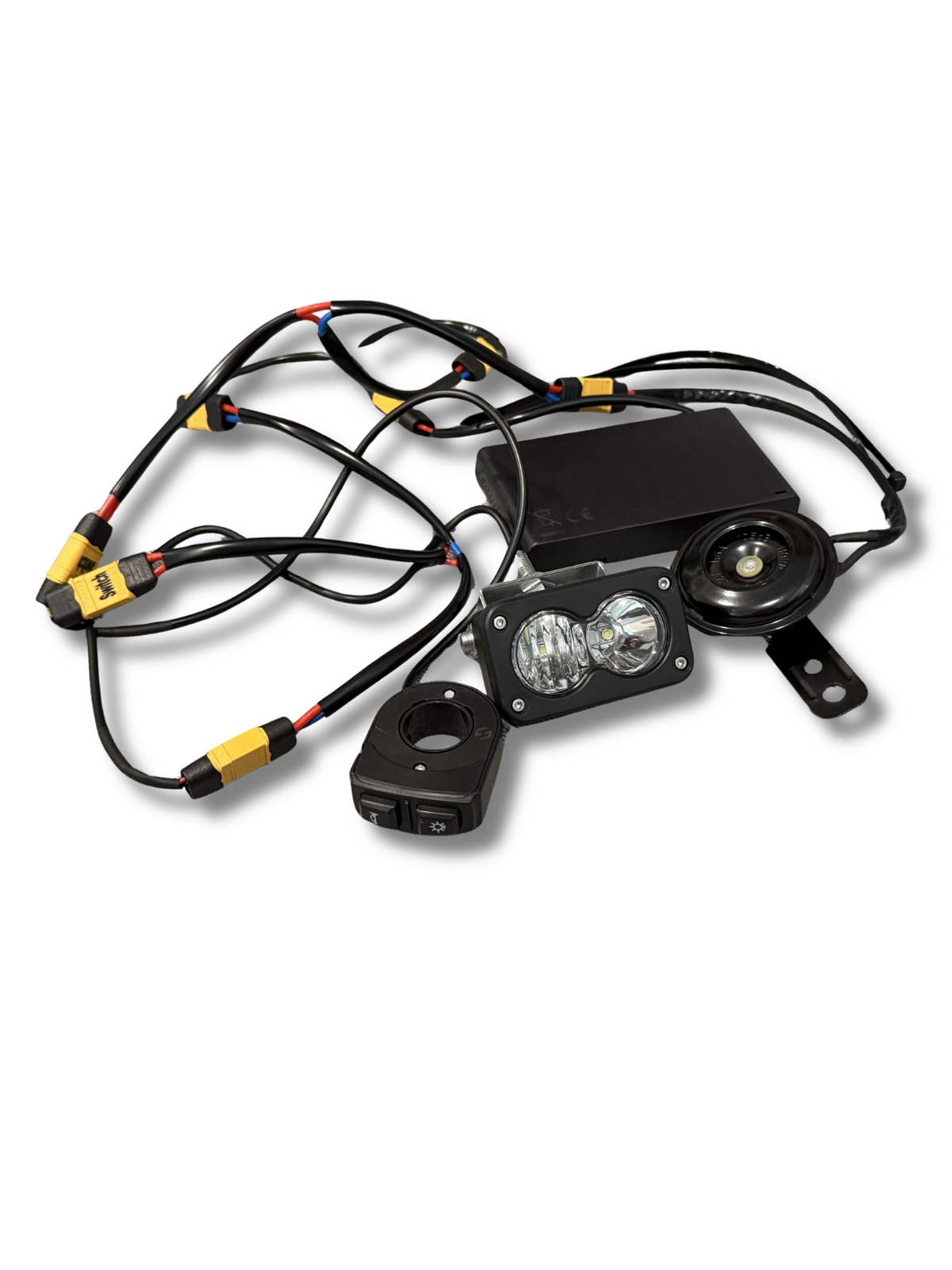Universal E-Bike Plug and Play Light & Horn Kit
