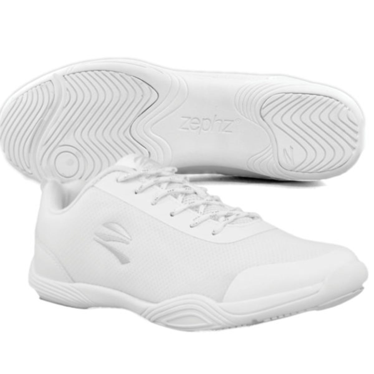 Zephz Lightning v2 White Cheerleading Shoe - white - Zephz