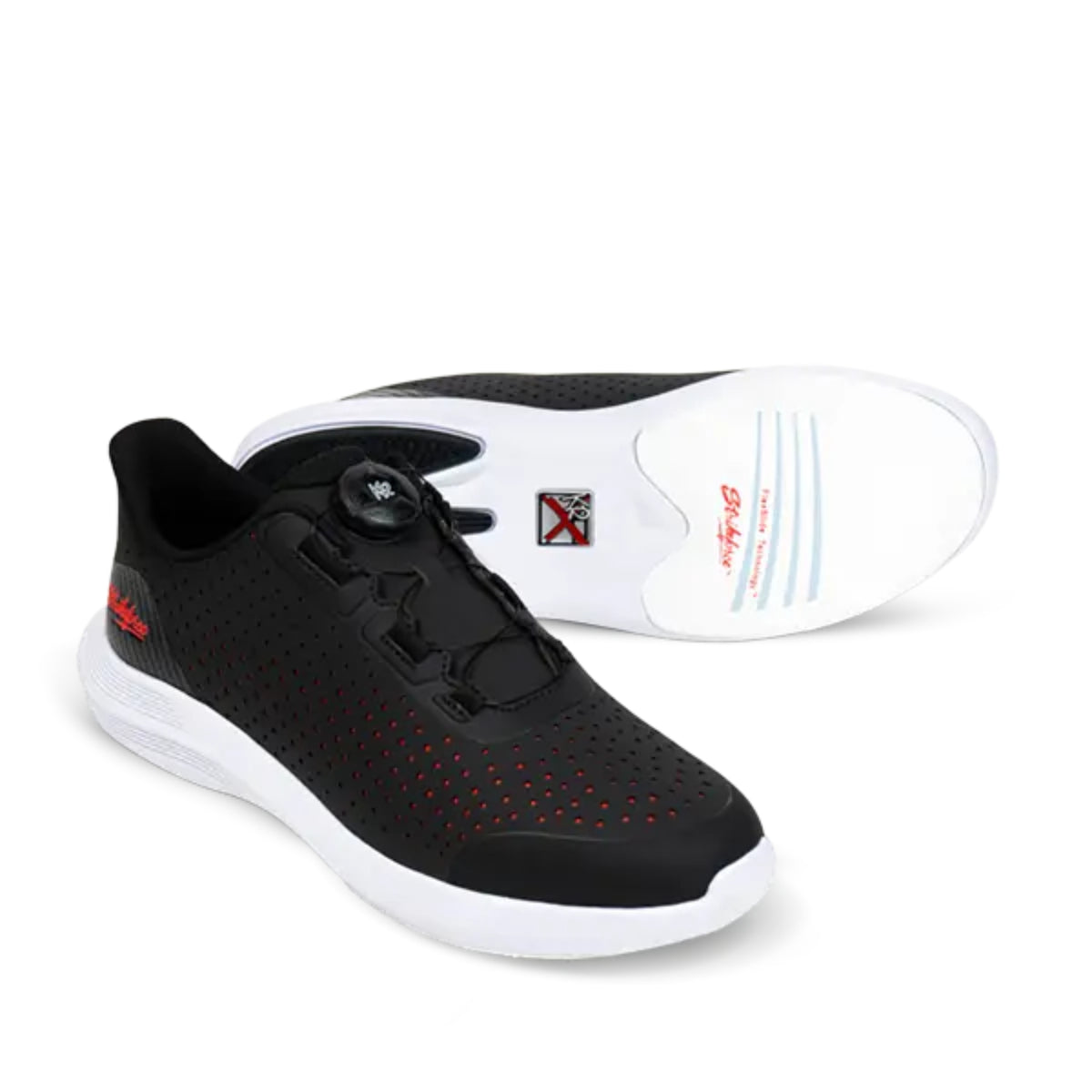 KR Strikeforce Arrow FT Black Red Men’s Bowling Shoes