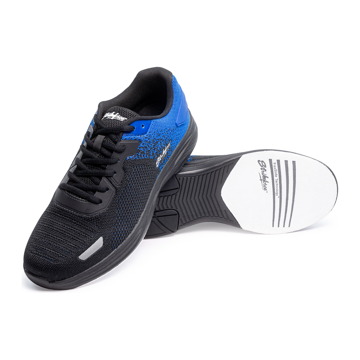 KR Strikeforce Wingman Men's Bowling Shoes - Black/Royal in Black/Royal - set up 1