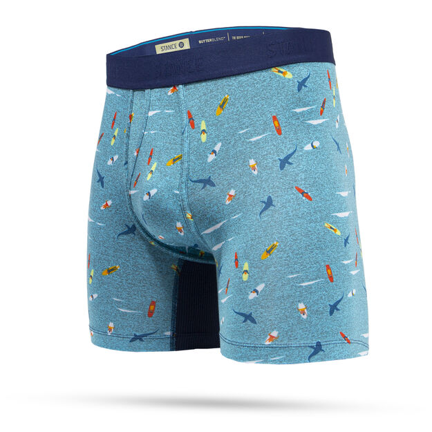 Stance Localism Boxer Brief Underwear - Blue Heather