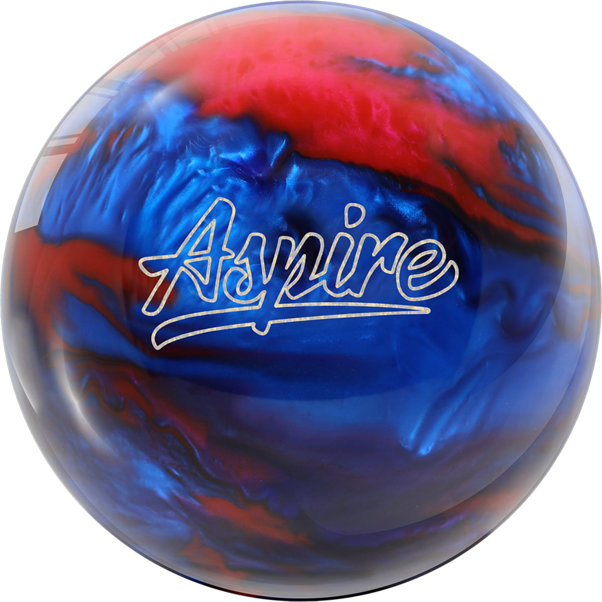 Motiv Aspire Polyester Spare Bowling Ball | Navy/Blue/Red
