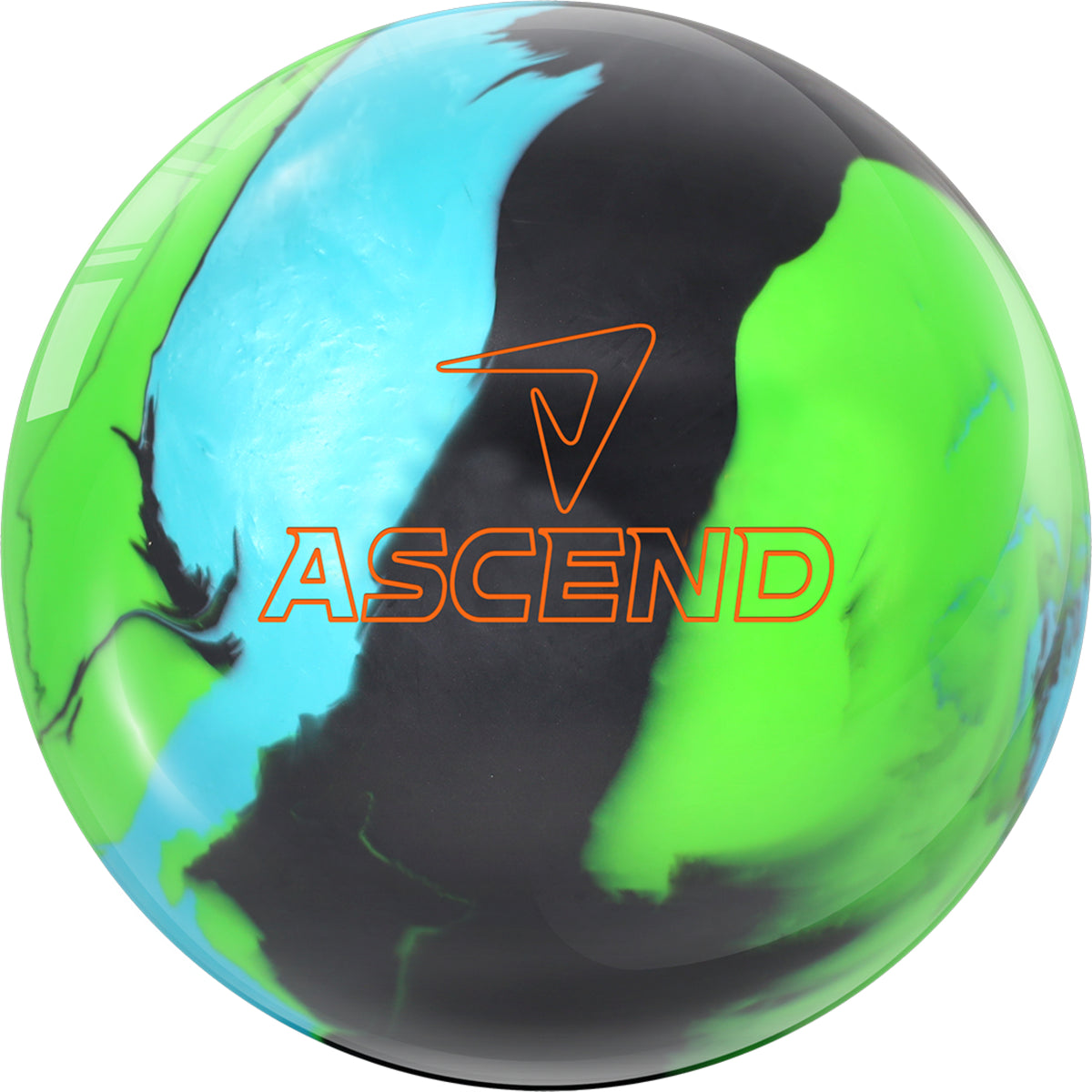 Motiv Ascend Pearl Reactive Bowling Ball | Black Green Teal