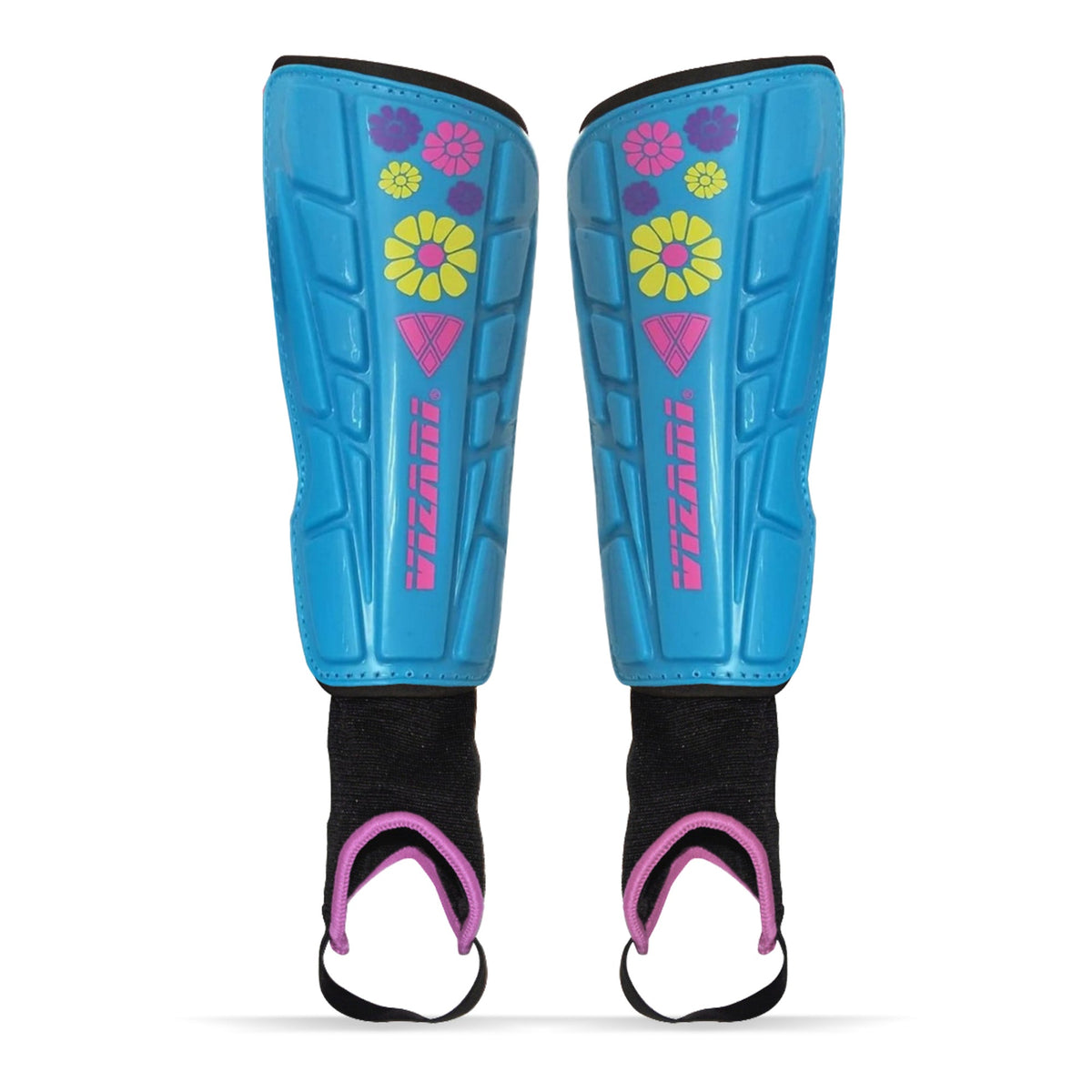 Vizari Blossom Youth Soccer Shin Guard - Blue