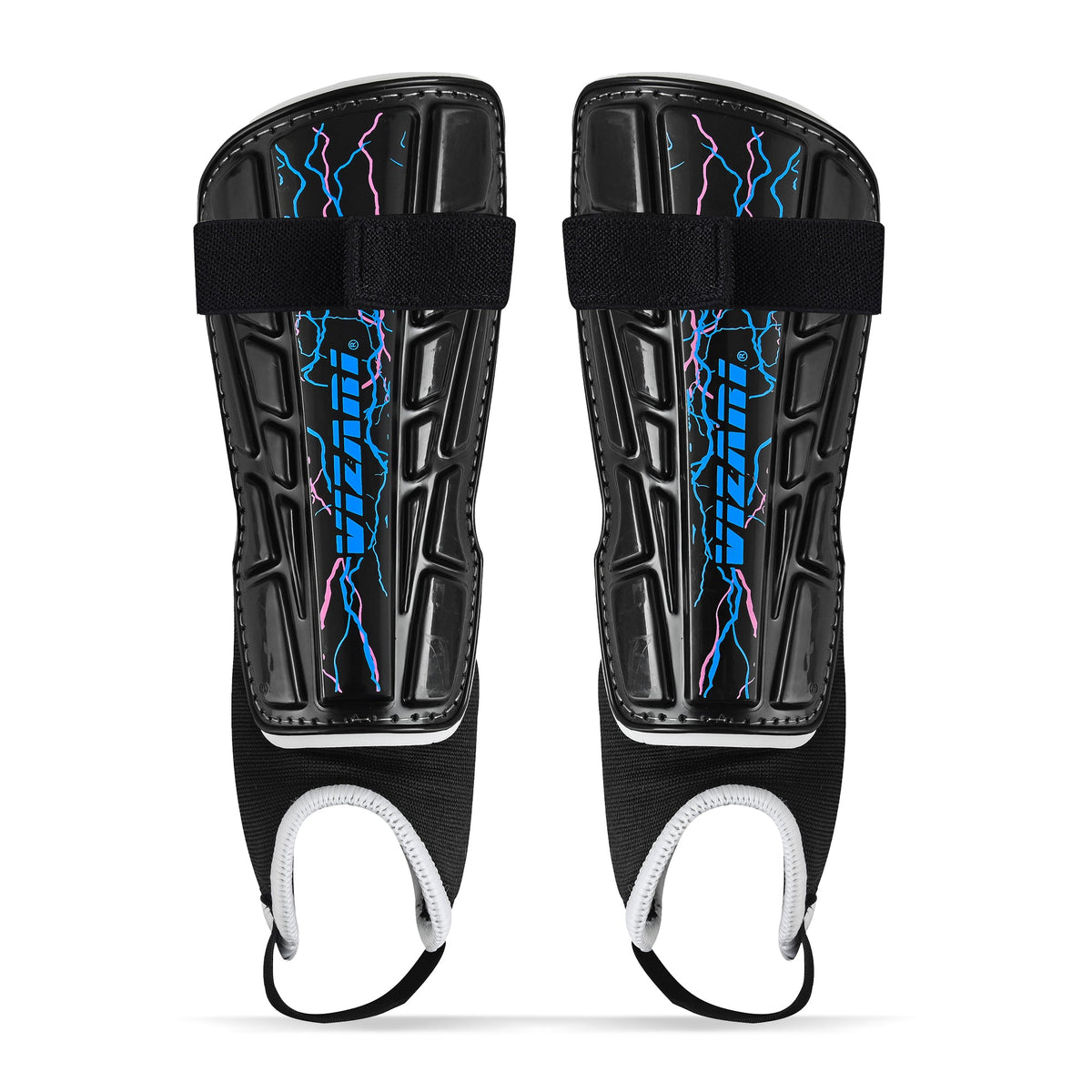 Vizari Zodiac Soccer Shin Guard with Detachable Ankle Protection – Black