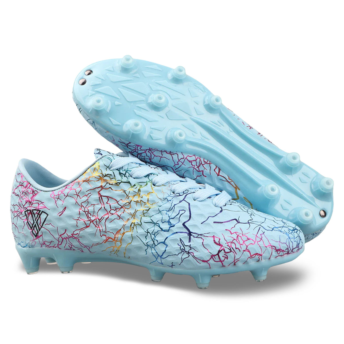 Vizari Zodiac Junior Kids Firm Ground (FG) Soccer Cleats -Sky Blue, Youth Sizes 8C