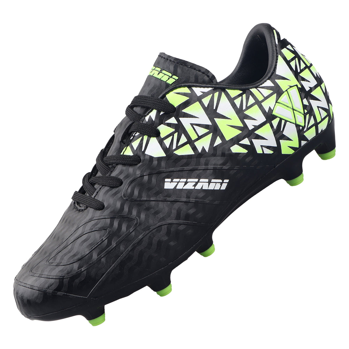 Vizari Pismo Junior Firm Ground Soccer Cleats – Black