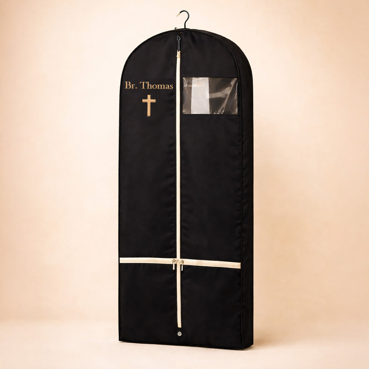 Custom Priest & Nun Robe Garment Bag – Personalized Black Travel Cover