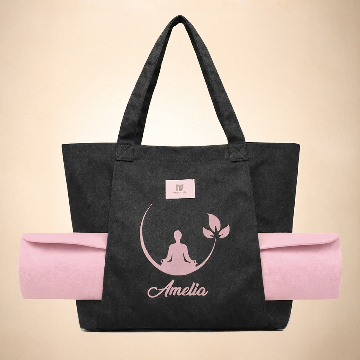 Personalized Yoga Mat Bag Carrier with Name