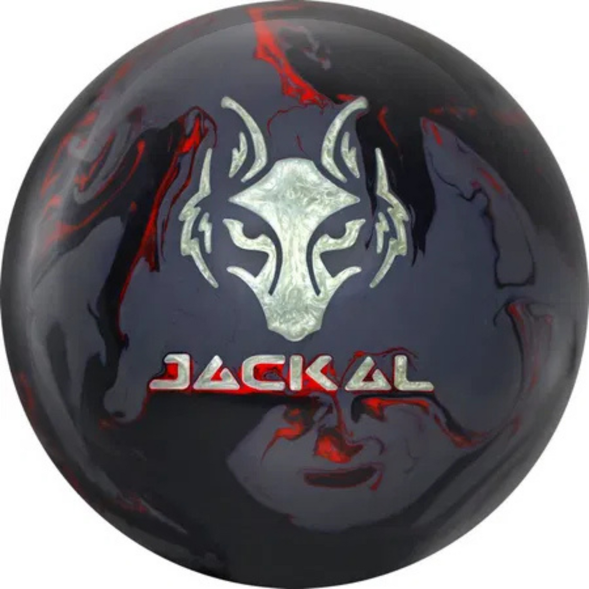 Motiv Jackal Onyx Solid PRE-DRILLED Black/Gray/Red Bowling Ball