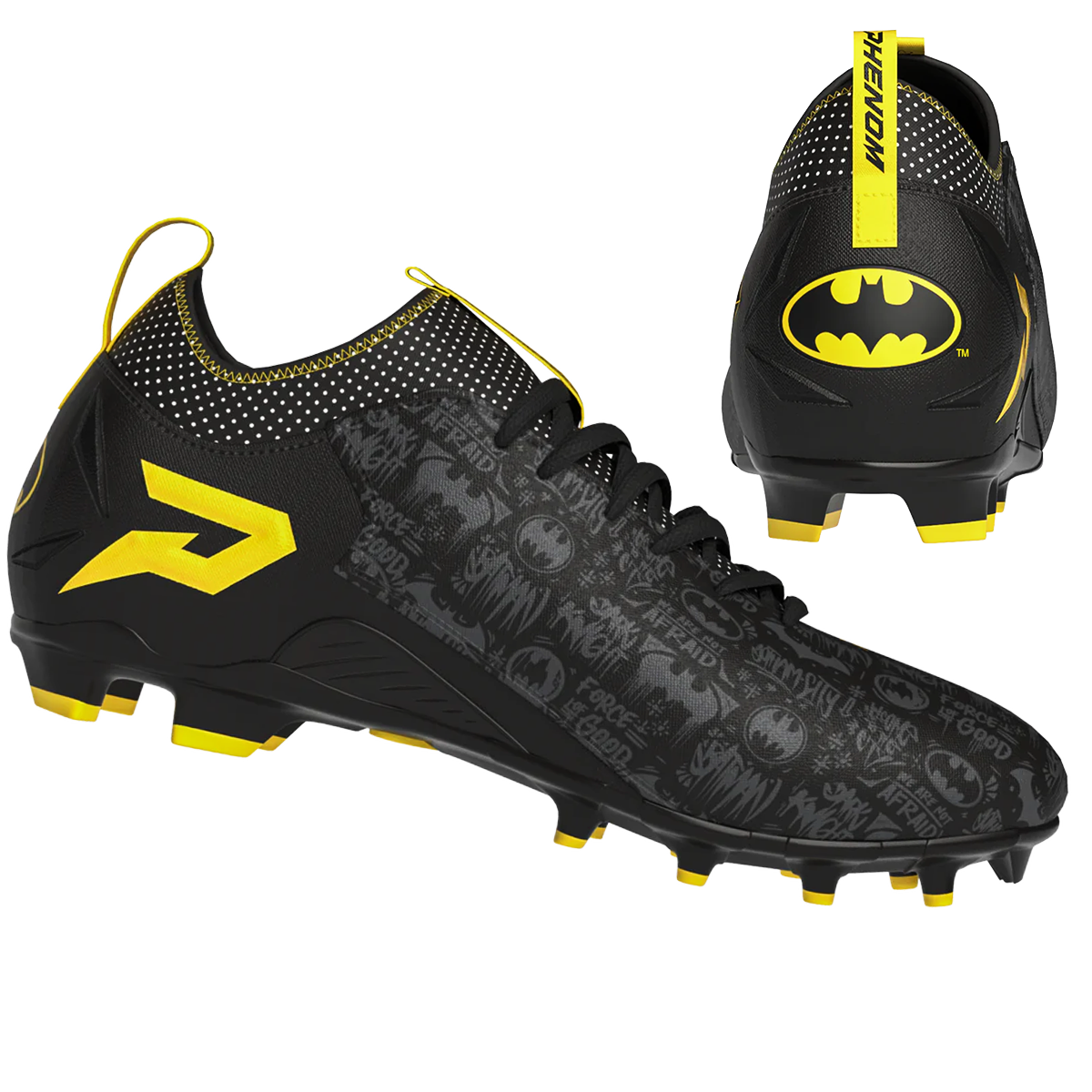 Batman Football Cleats - Quantum Speed by Phenom Elite