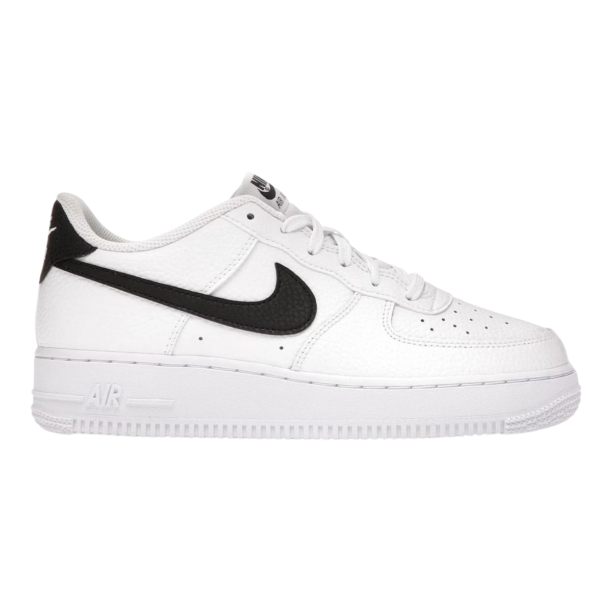 Nike Air Force 1 Low Big Kids' (GS) Sneakers — White/Black Low-Top