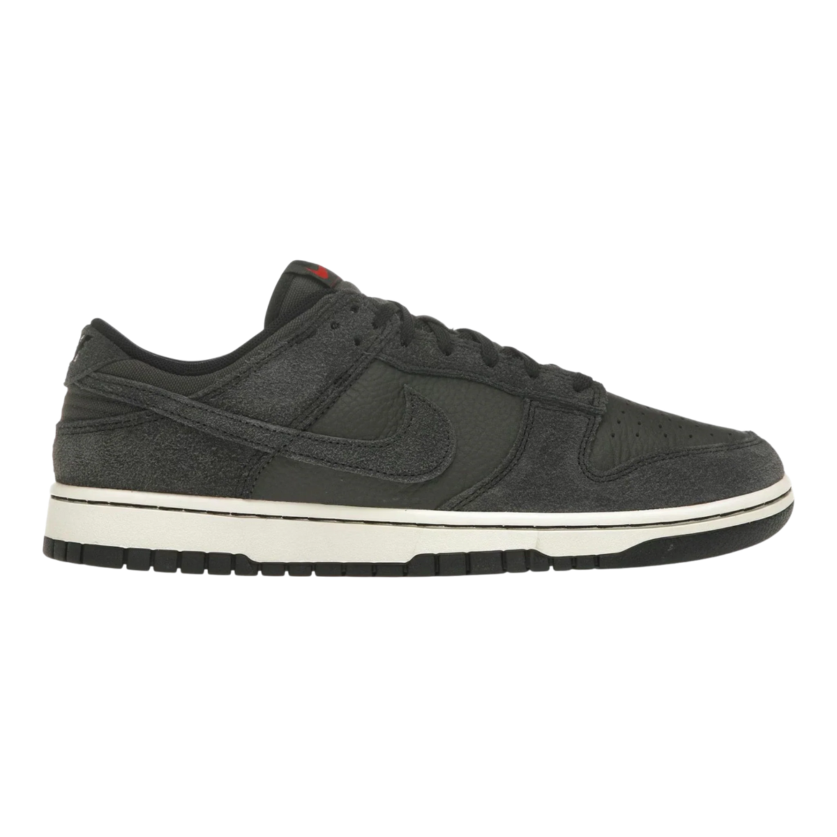 Nike Dunk Low Retro Premium Men's Sneakers — Black/Off Noir Suede Low-Top