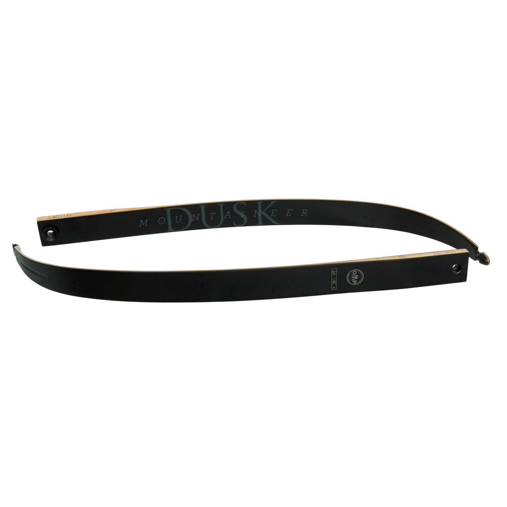October Mountain Mountaineer Dusk Recurve Limbs in 62 in. 30 lbs. - Front View